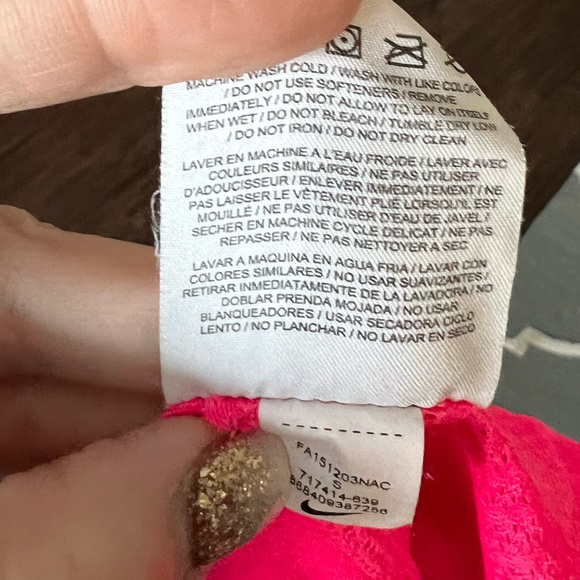 Women’s Nike Dri-Fit Racerback Bright Pink Tank Size Small - Picture 12 of 13